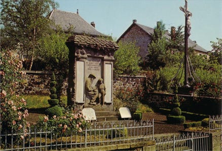 Vue du monument aux morts