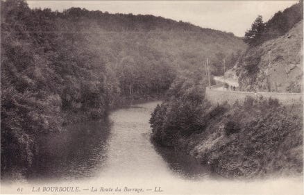 La route du barrage