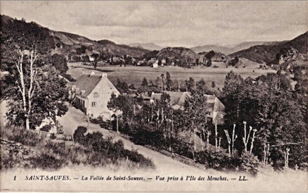Vue prise à l'île des mouches 