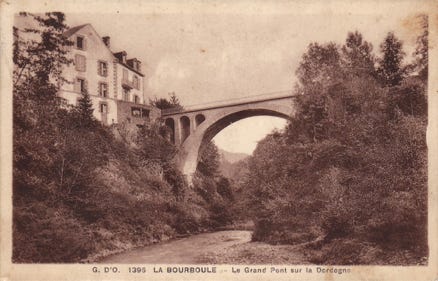 Le grand pont sur la Dordogne 