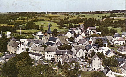 Vue aérienne du bourg