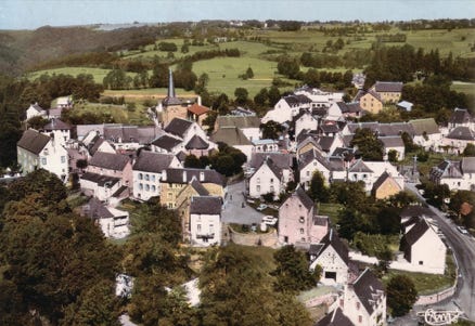 Vue aérienne du bourg