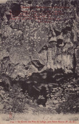 La grotte des fées de Lafage