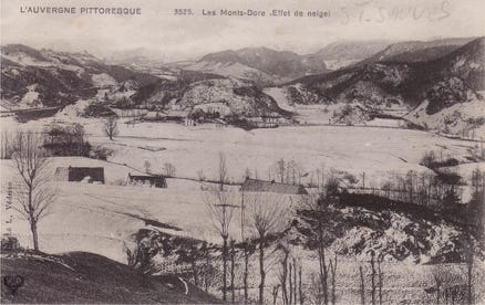 Les Monts-Dore (effet de neige) 