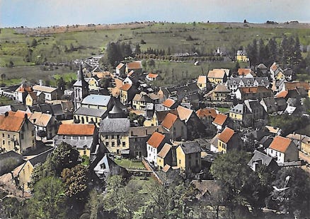 Vue aérienne du bourg