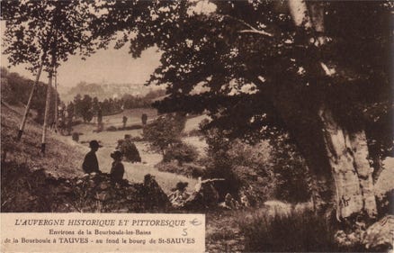 Le bourg de Saint-Sauves 