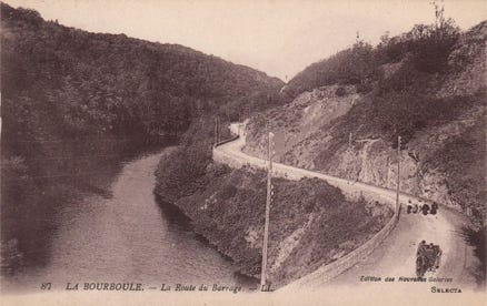 La route du barrage