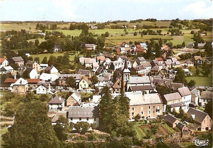 Vue aérienne du bourg