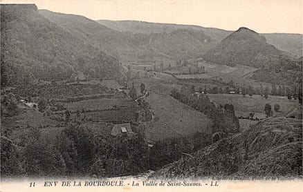 La vallée de Saint-Sauves 