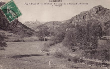 Les gorges de Saint-Sauves et Châteauneuf 