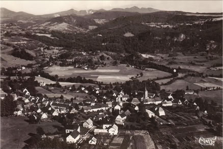 Vue aérienne du bourg