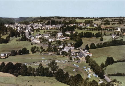 Vue aérienne du bourg