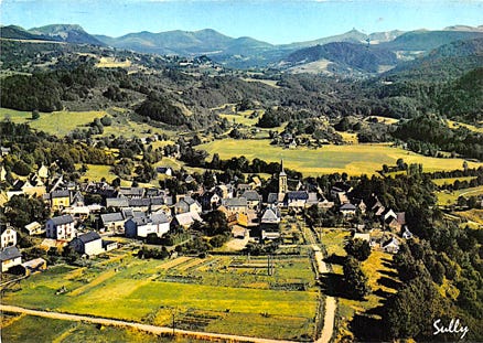 Vue aérienne du bourg