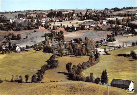 Vue aérienne du bourg