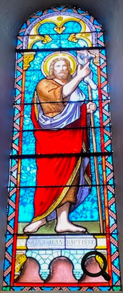 vitrail, saint-jean baptiste